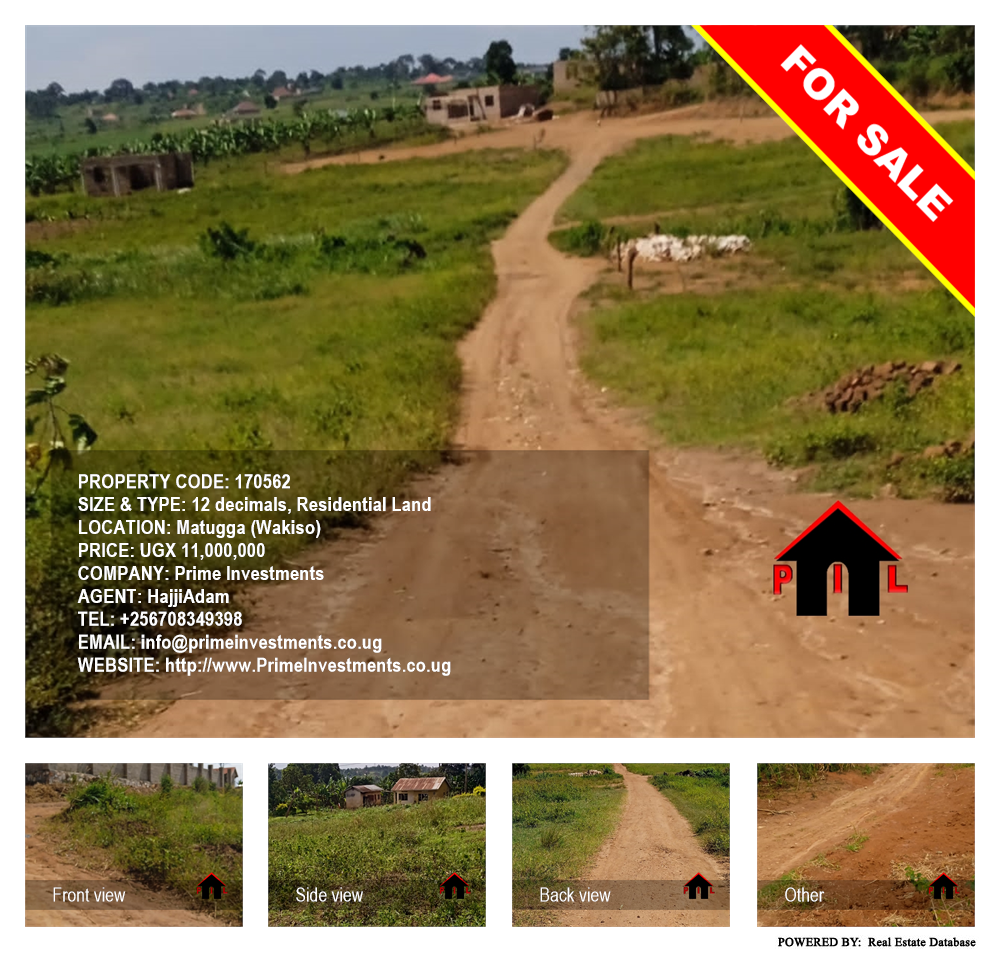 Residential Land  for sale in Matugga Wakiso Uganda, code: 170562