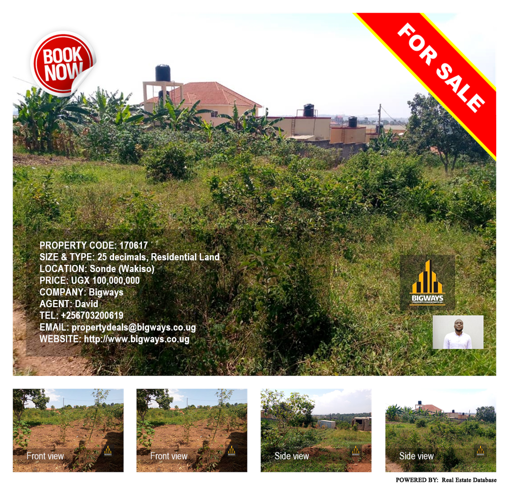 Residential Land  for sale in Sonde Wakiso Uganda, code: 170617