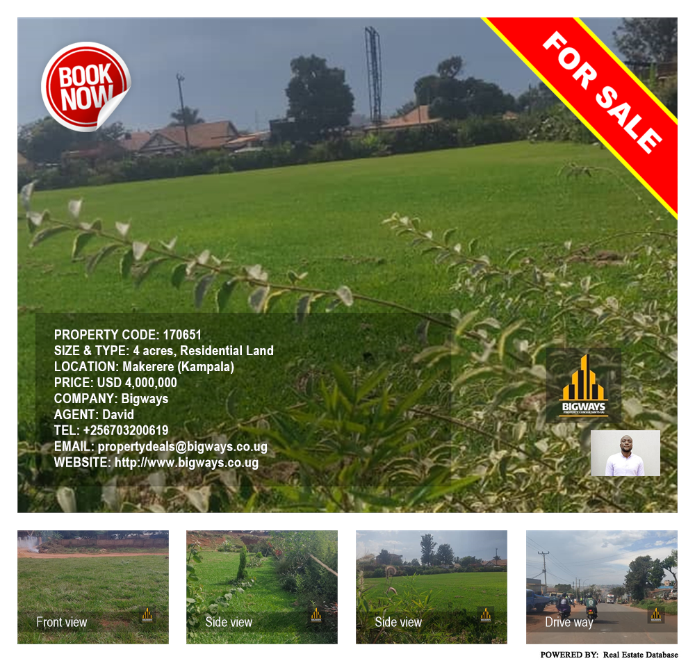 Residential Land  for sale in Makerere Kampala Uganda, code: 170651