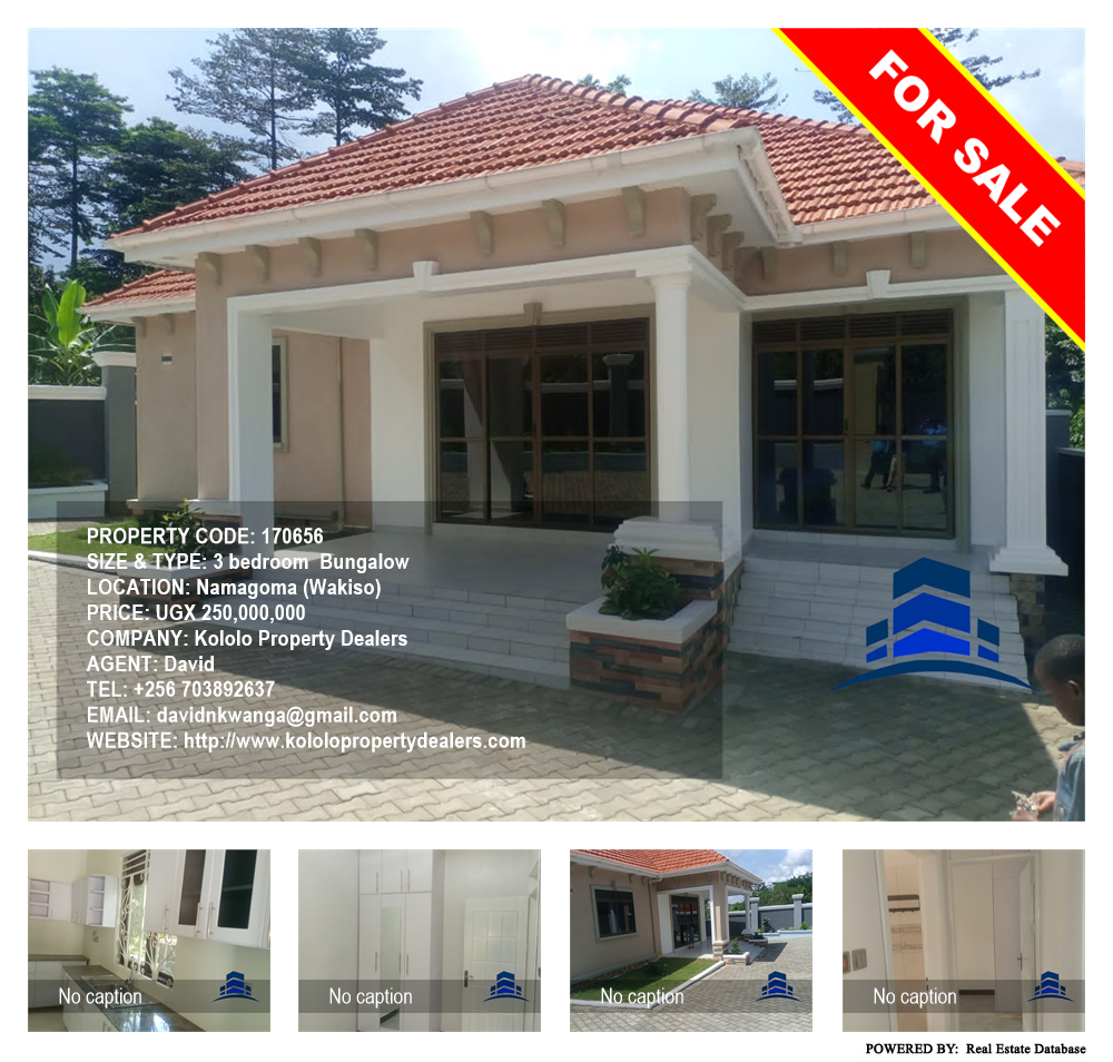 3 bedroom Bungalow  for sale in Namagoma Wakiso Uganda, code: 170656