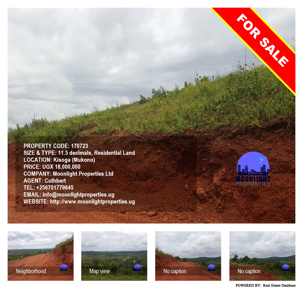 Residential Land  for sale in Kisoga Mukono Uganda, code: 170723