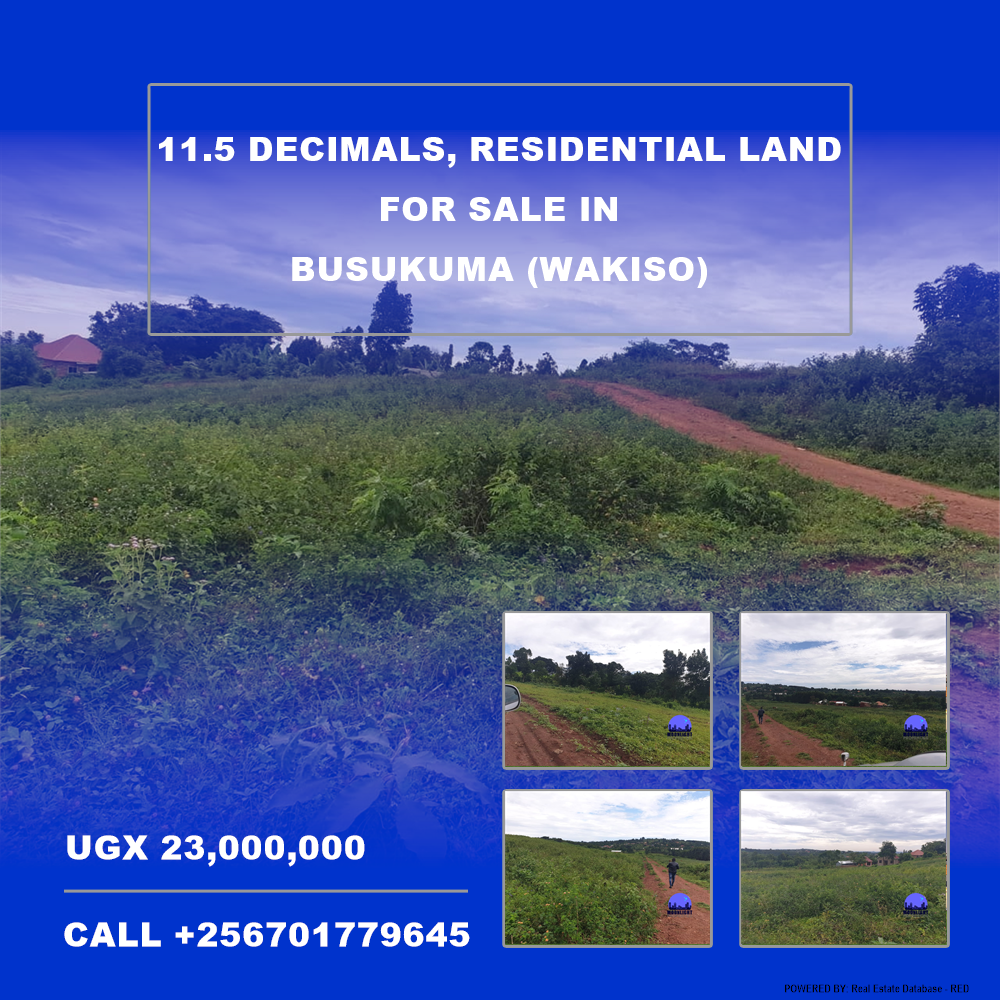 Residential Land  for sale in Busukuma Wakiso Uganda, code: 170732