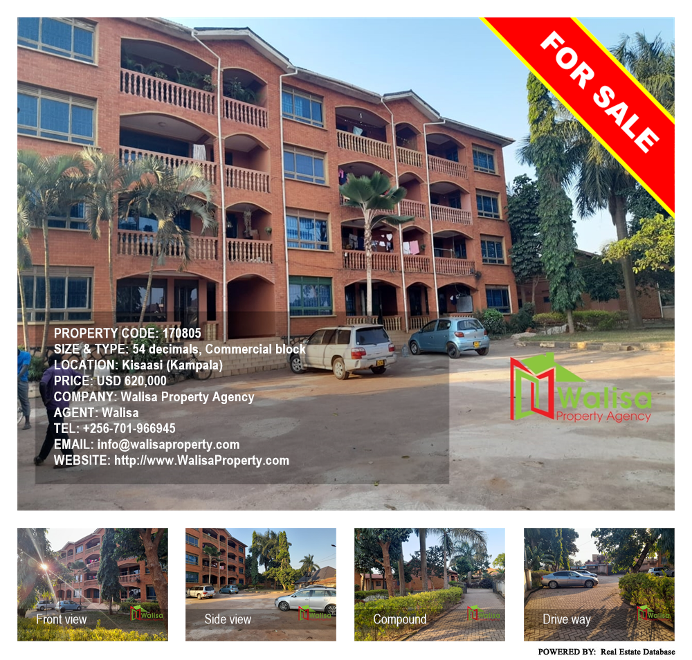 Commercial block  for sale in Kisaasi Kampala Uganda, code: 170805