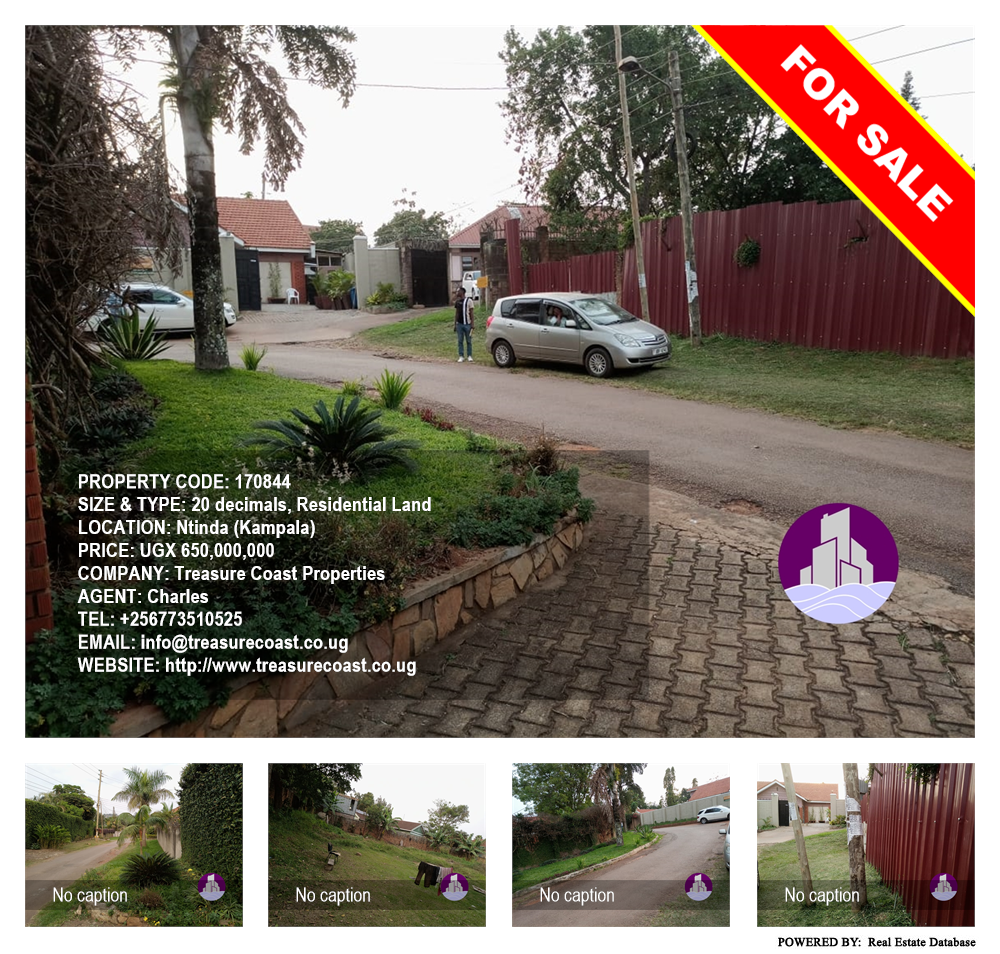 Residential Land  for sale in Ntinda Kampala Uganda, code: 170844