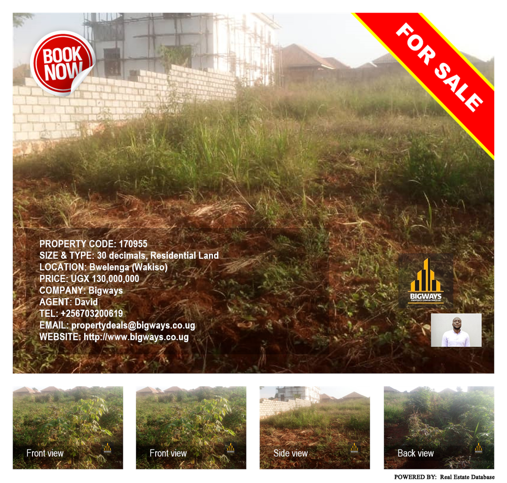 Residential Land  for sale in Bwelenga Wakiso Uganda, code: 170955