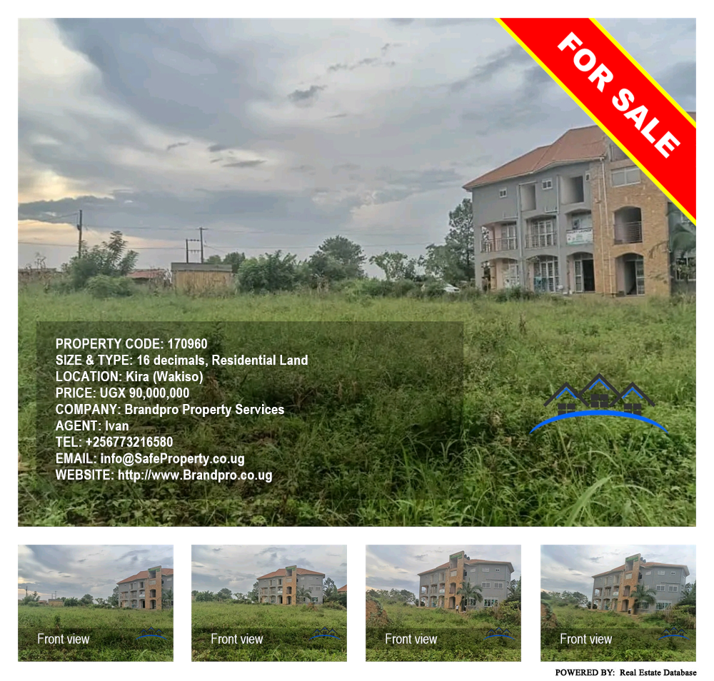 Residential Land  for sale in Kira Wakiso Uganda, code: 170960