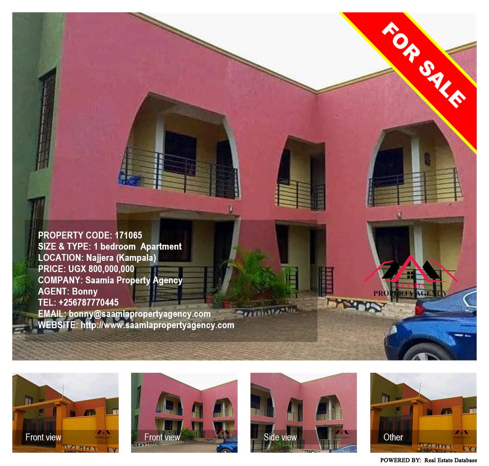 1 bedroom Apartment  for sale in Najjera Kampala Uganda, code: 171065