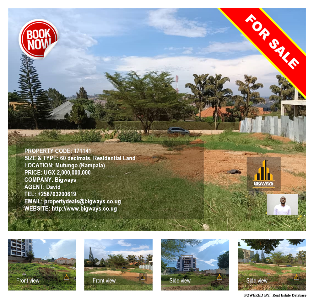 Residential Land  for sale in Mutungo Kampala Uganda, code: 171141