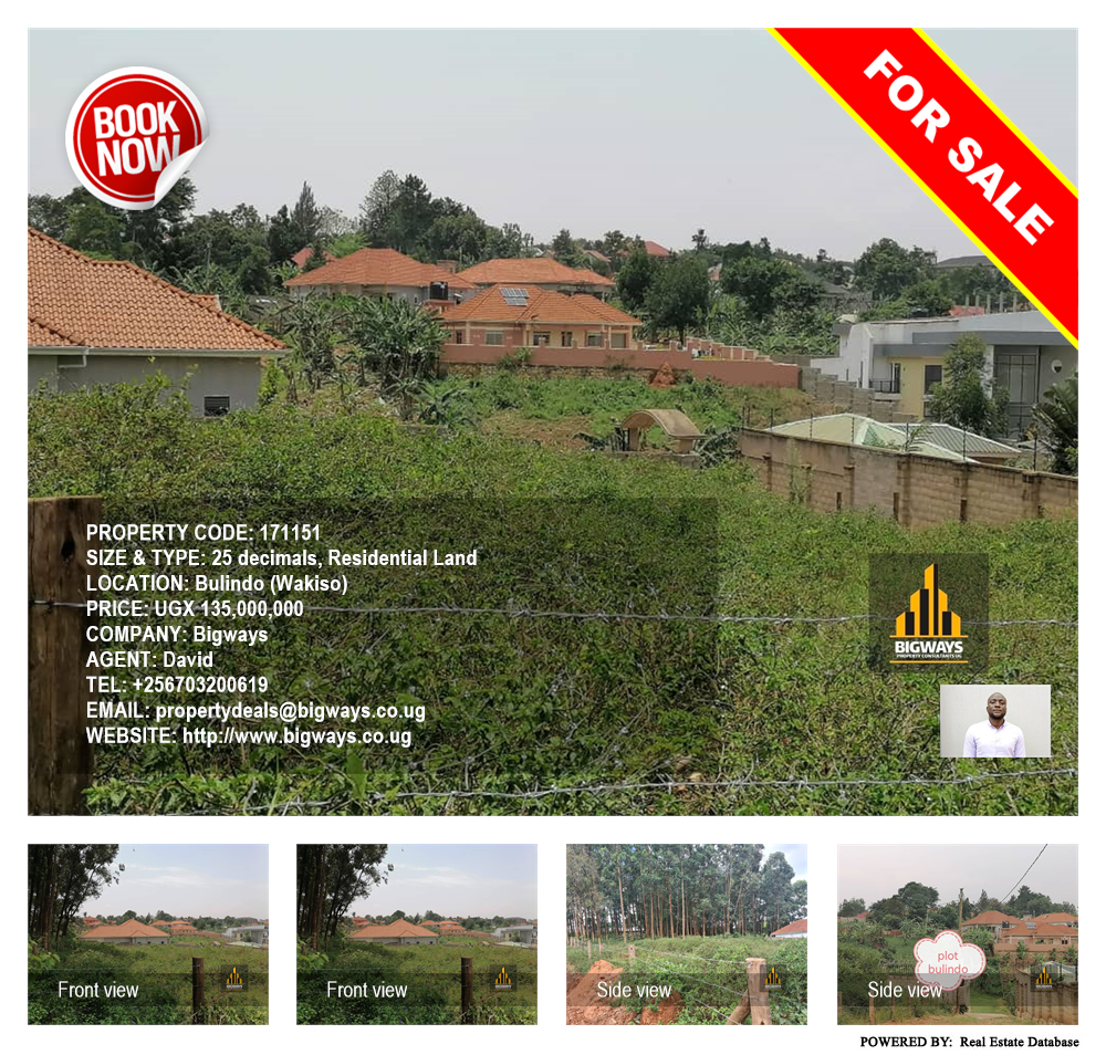 Residential Land  for sale in Bulindo Wakiso Uganda, code: 171151
