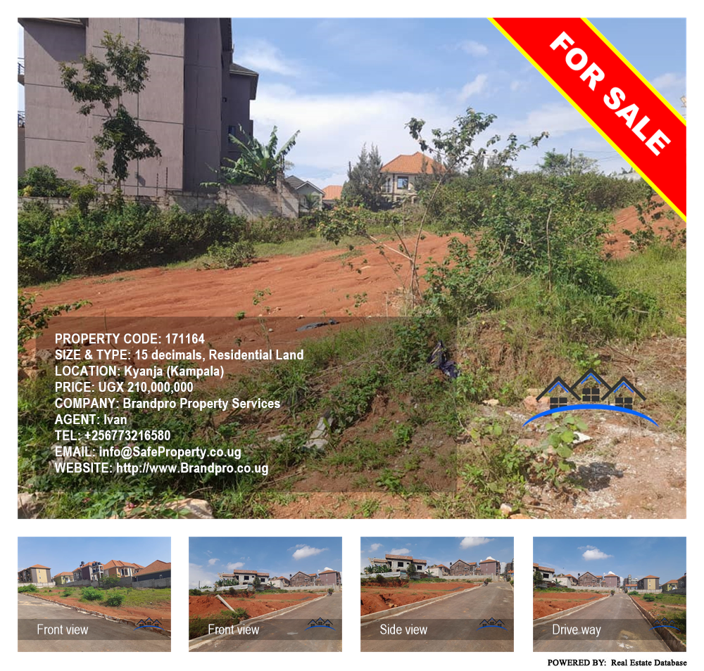 Residential Land  for sale in Kyanja Kampala Uganda, code: 171164