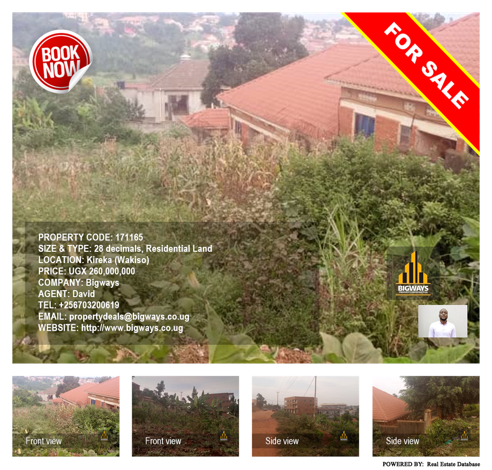 Residential Land  for sale in Kireka Wakiso Uganda, code: 171165