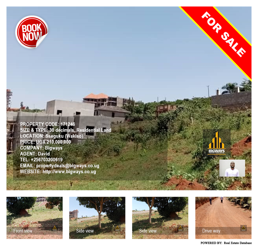 Residential Land  for sale in Seguku Wakiso Uganda, code: 171246