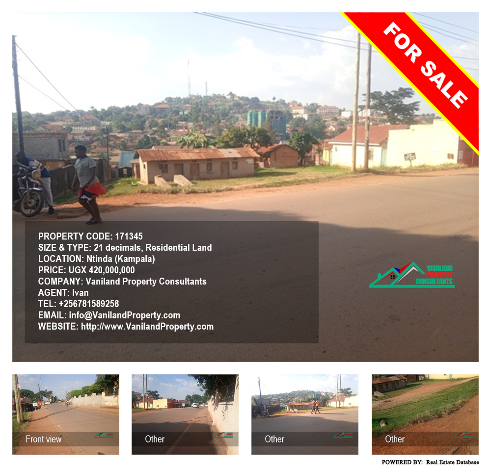 Residential Land  for sale in Ntinda Kampala Uganda, code: 171345