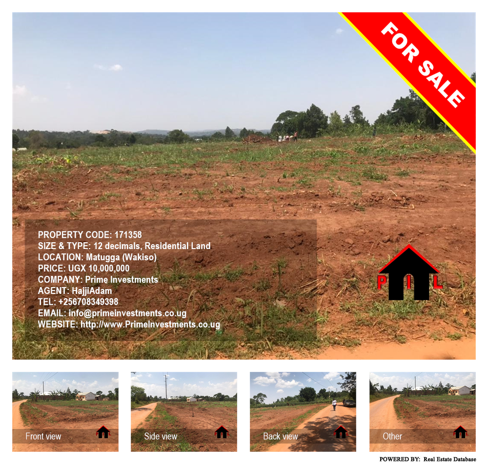 Residential Land  for sale in Matugga Wakiso Uganda, code: 171358