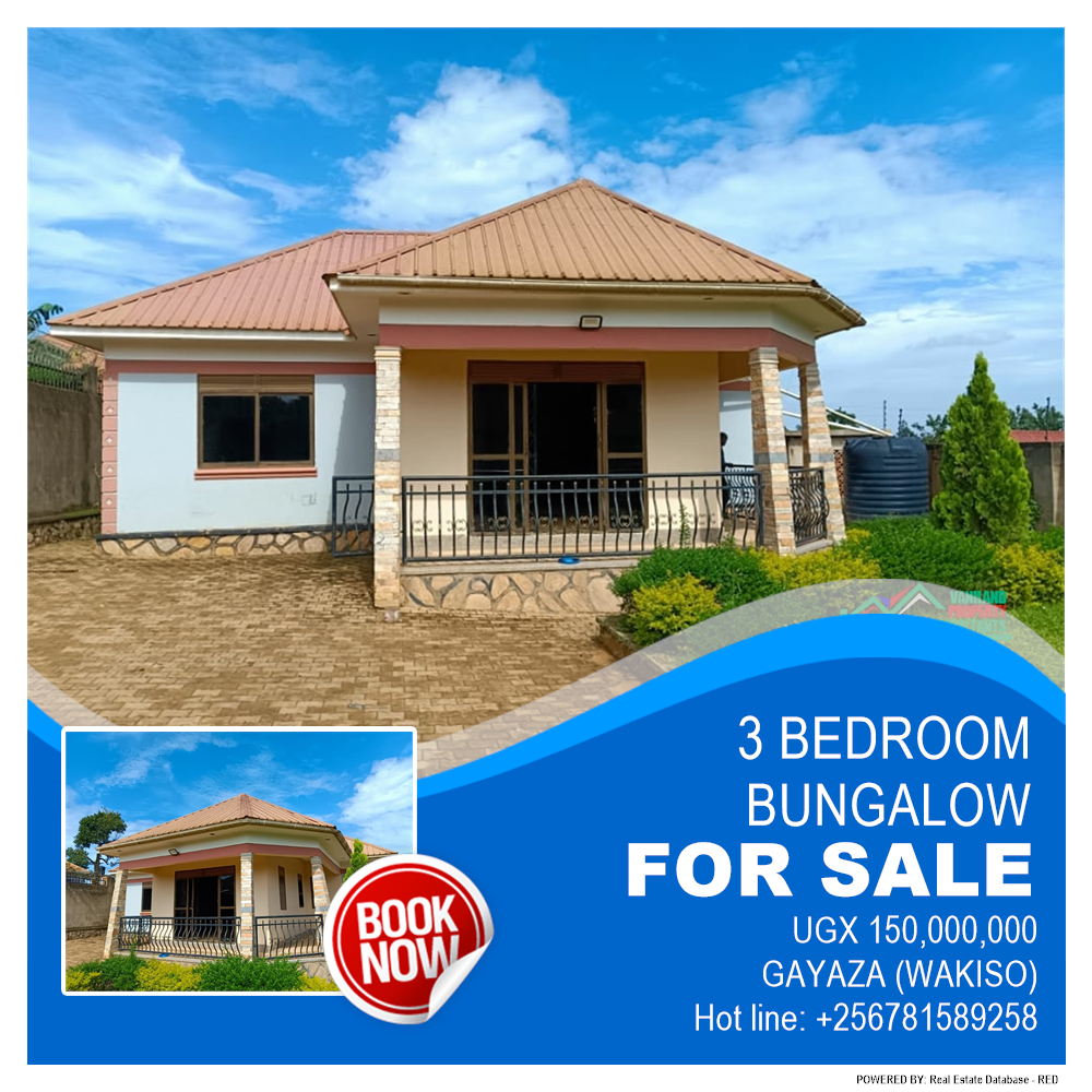 3 bedroom Bungalow  for sale in Gayaza Wakiso Uganda, code: 171436