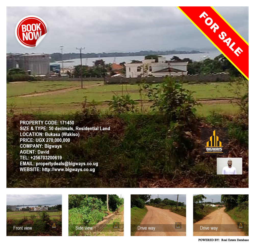 Residential Land  for sale in Bukasa Wakiso Uganda, code: 171450