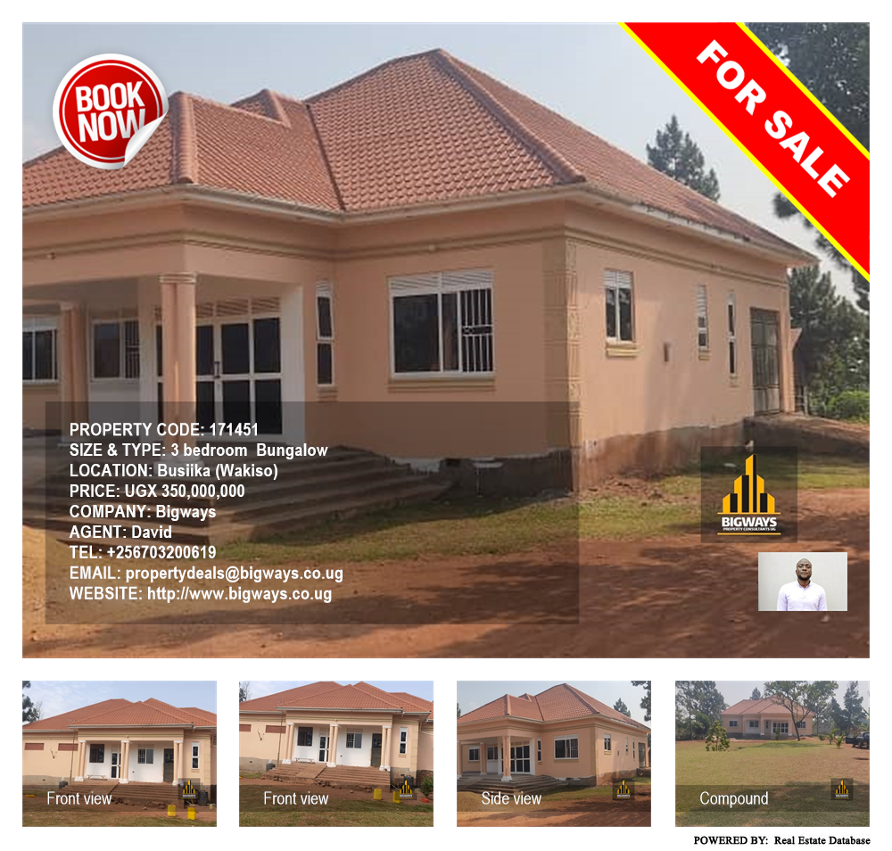 3 bedroom Bungalow  for sale in Busiika Wakiso Uganda, code: 171451