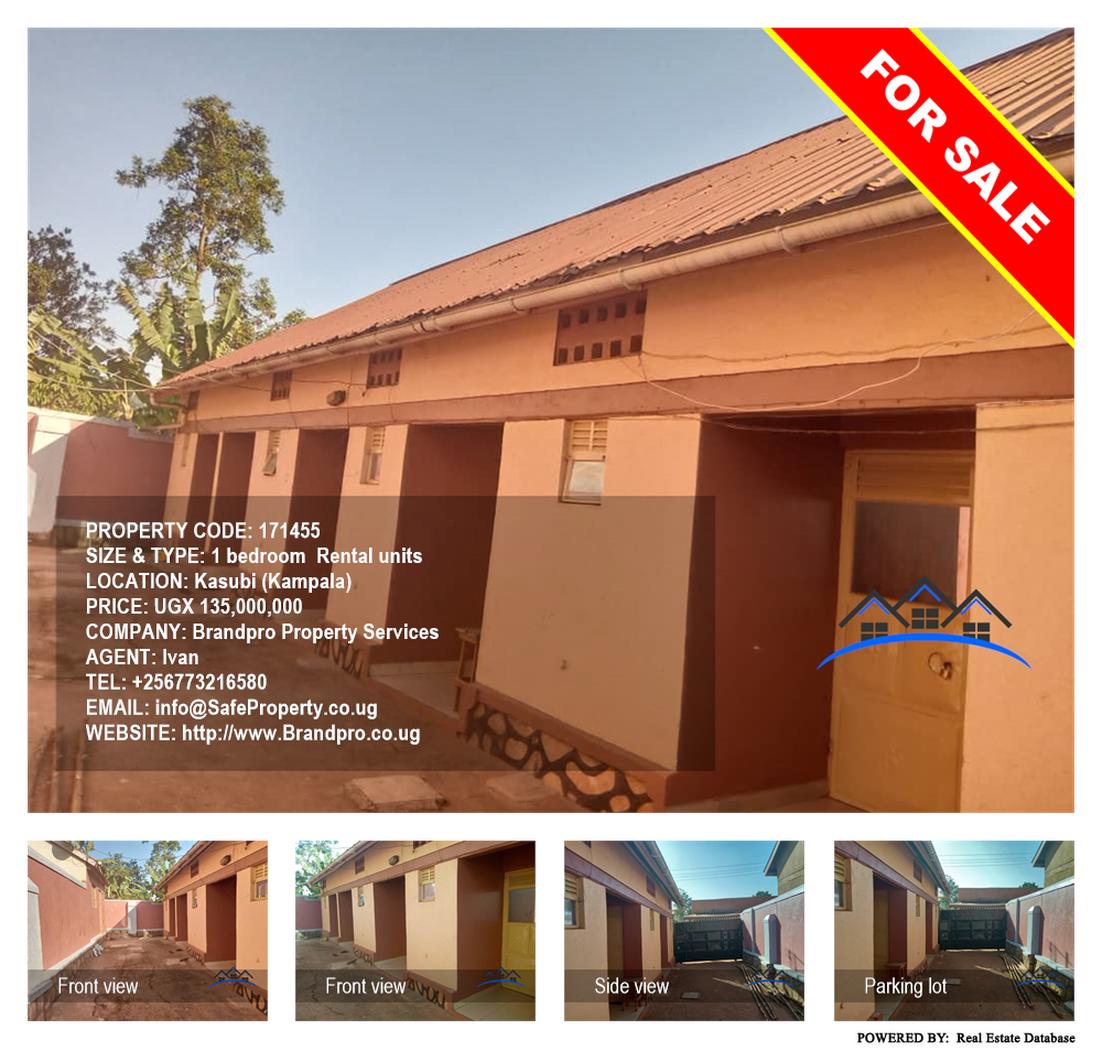 1 bedroom Rental units  for sale in Kasubi Kampala Uganda, code: 171455