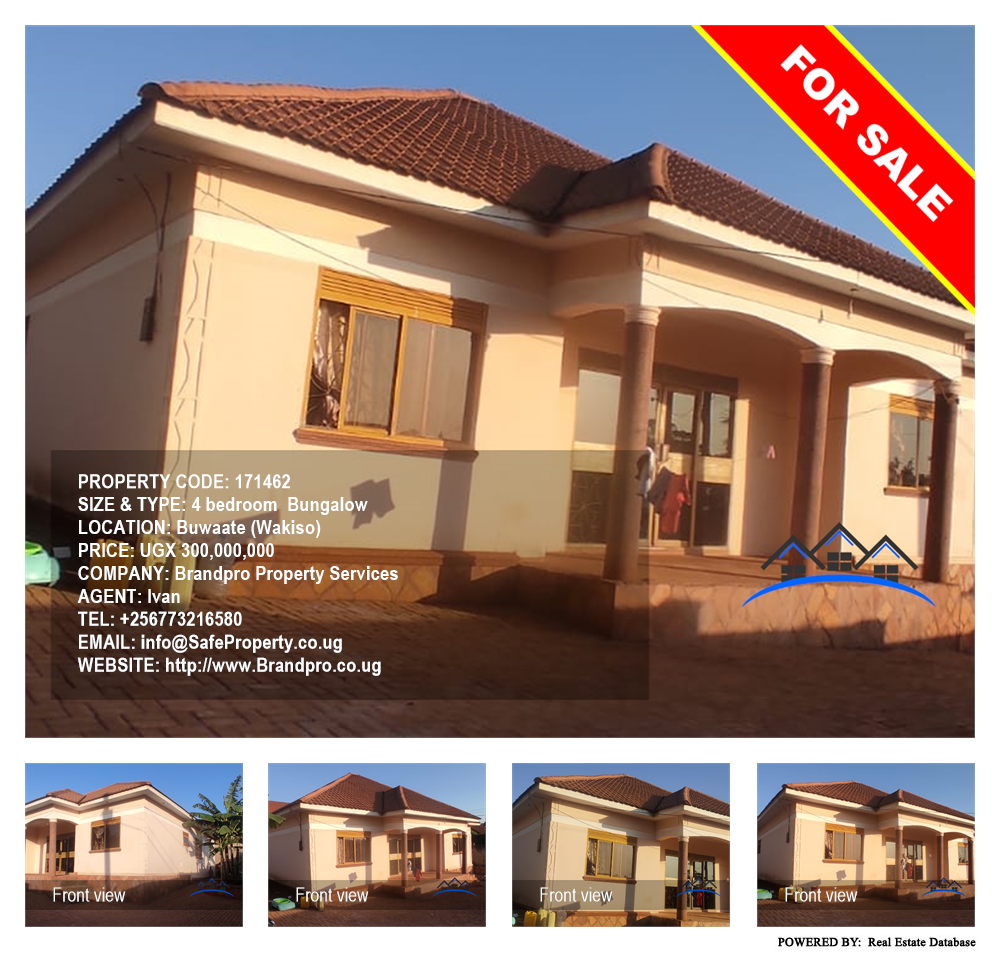 4 bedroom Bungalow  for sale in Buwaate Wakiso Uganda, code: 171462