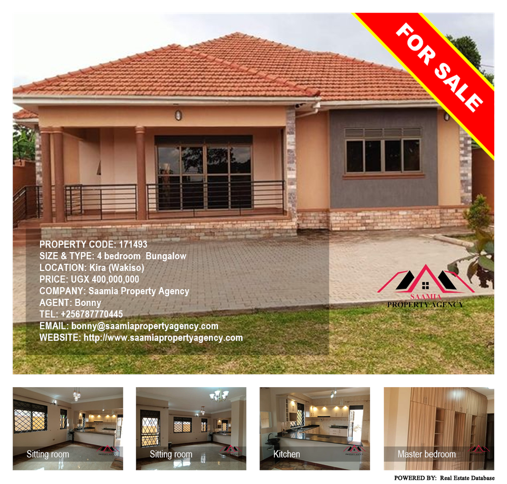 4 bedroom Bungalow  for sale in Kira Wakiso Uganda, code: 171493