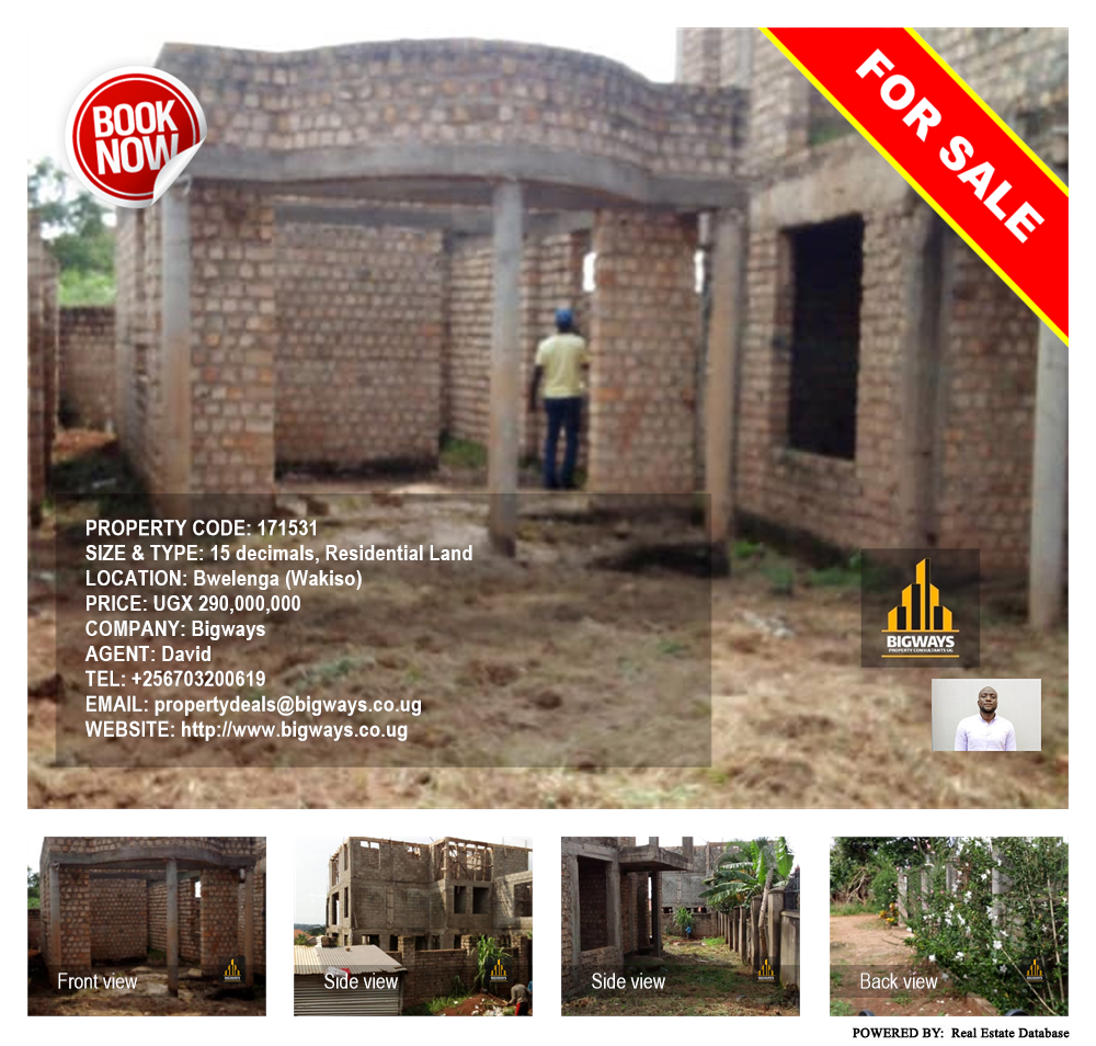 Residential Land  for sale in Bwelenga Wakiso Uganda, code: 171531