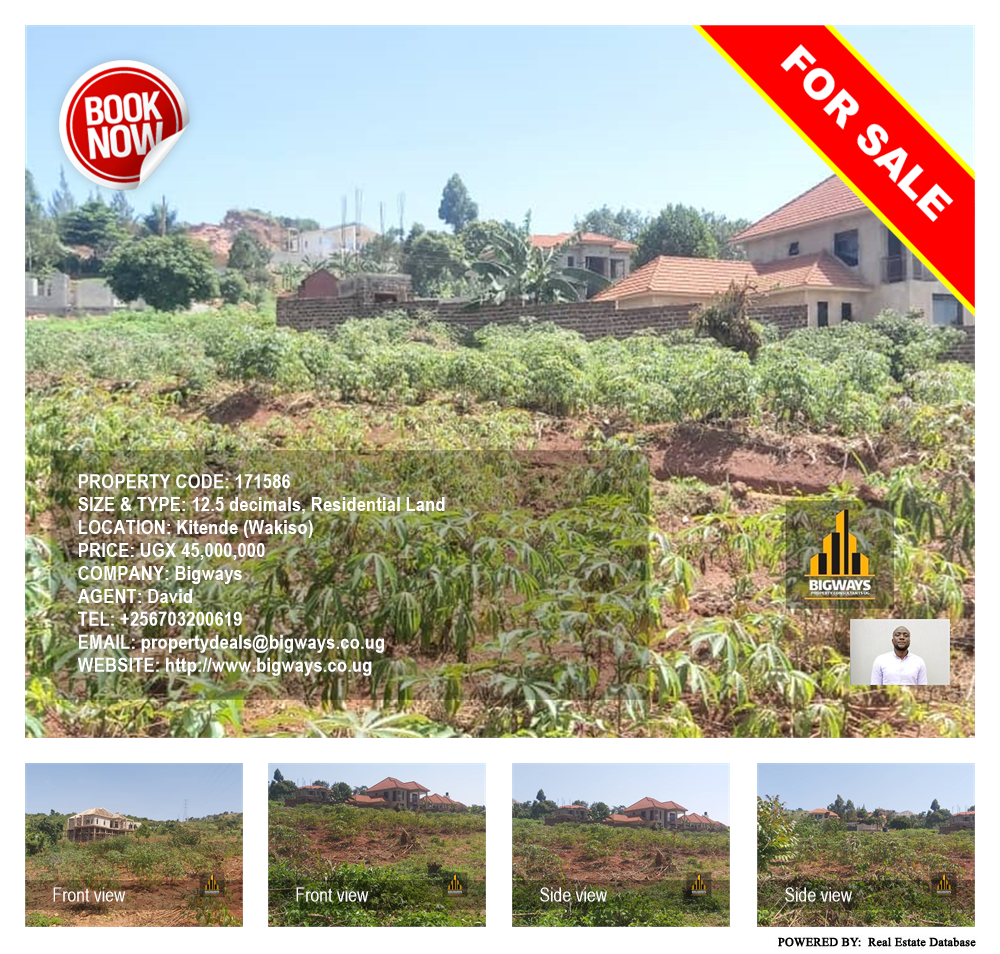 Residential Land  for sale in Kitende Wakiso Uganda, code: 171586