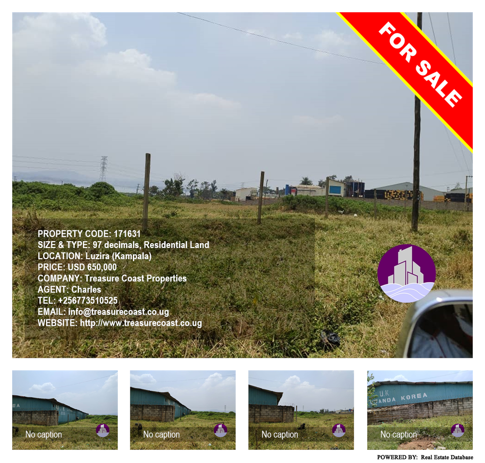 Residential Land  for sale in Luzira Kampala Uganda, code: 171631