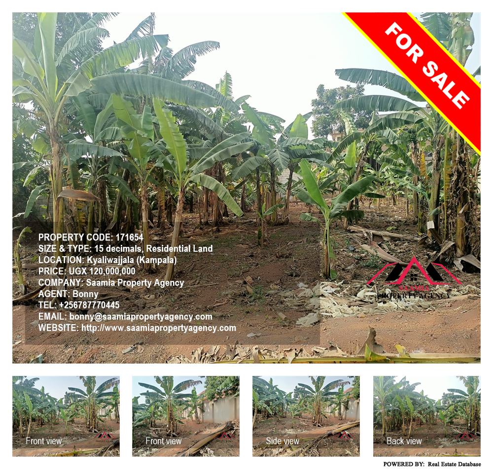 Residential Land  for sale in Kyaliwajjala Kampala Uganda, code: 171654