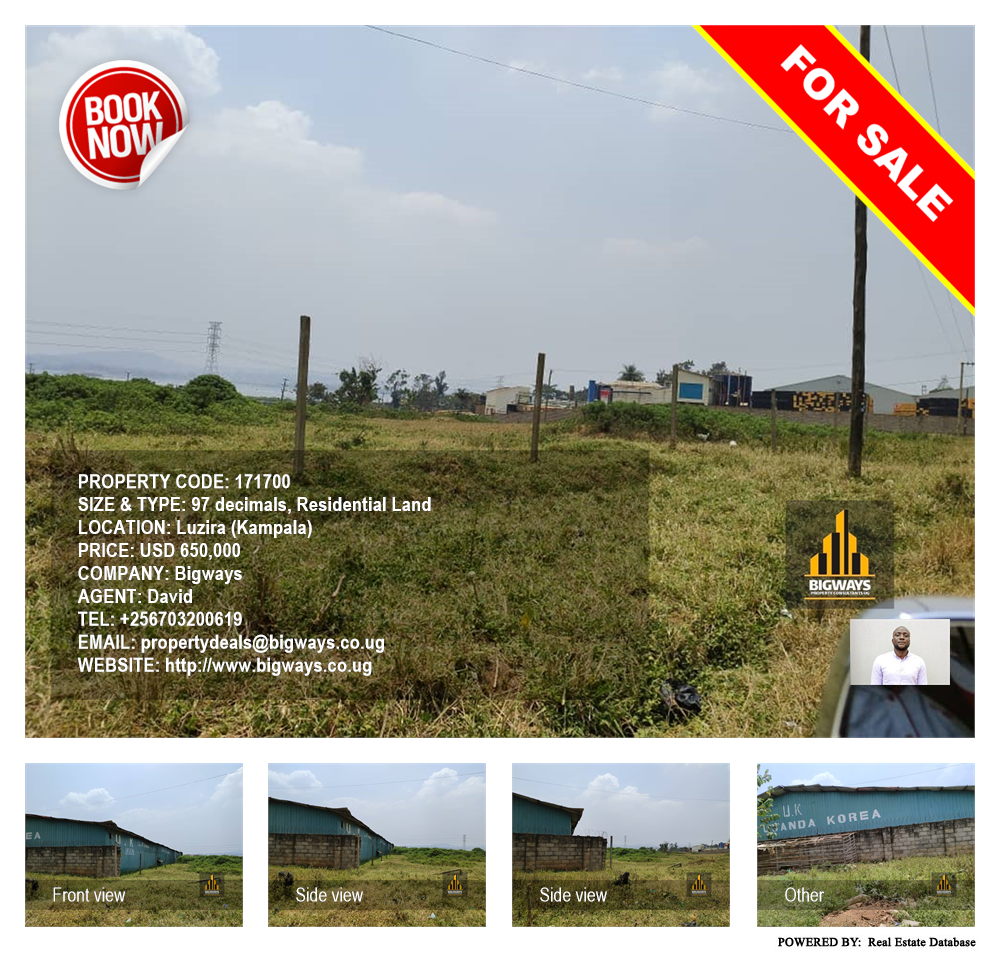 Residential Land  for sale in Luzira Kampala Uganda, code: 171700