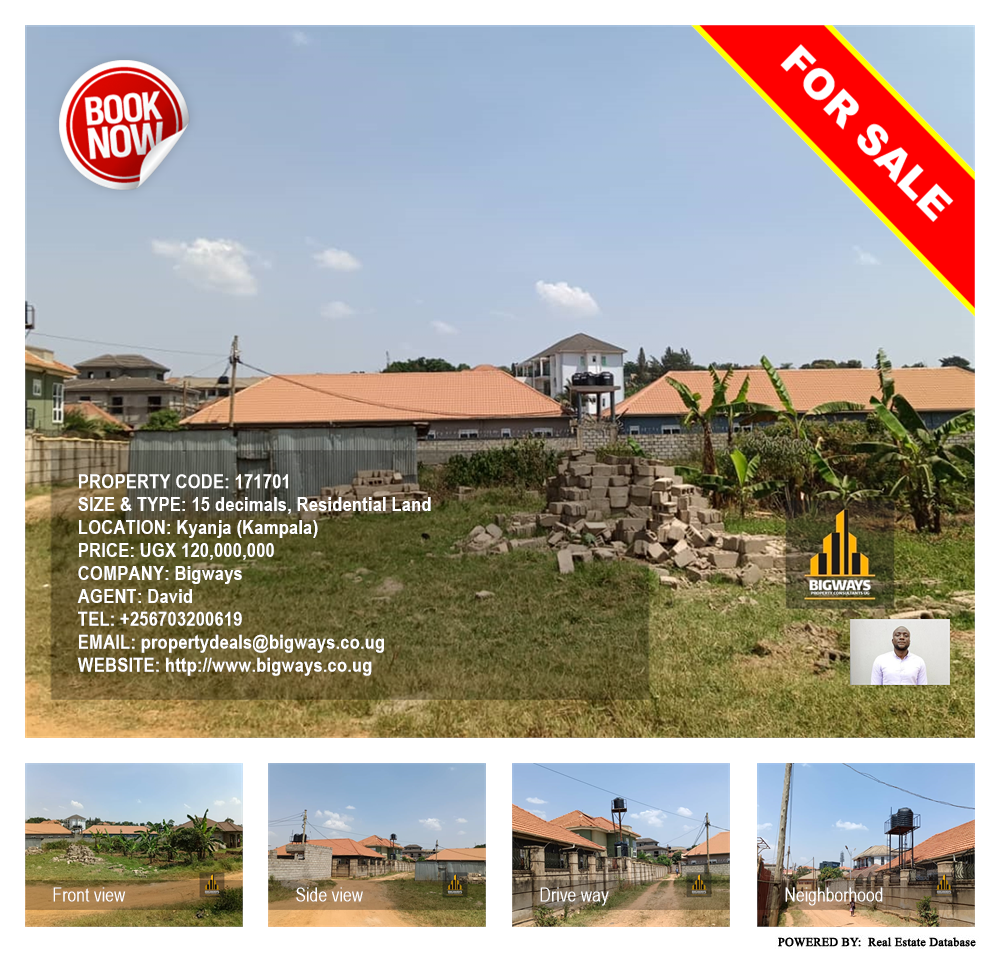 Residential Land  for sale in Kyanja Kampala Uganda, code: 171701
