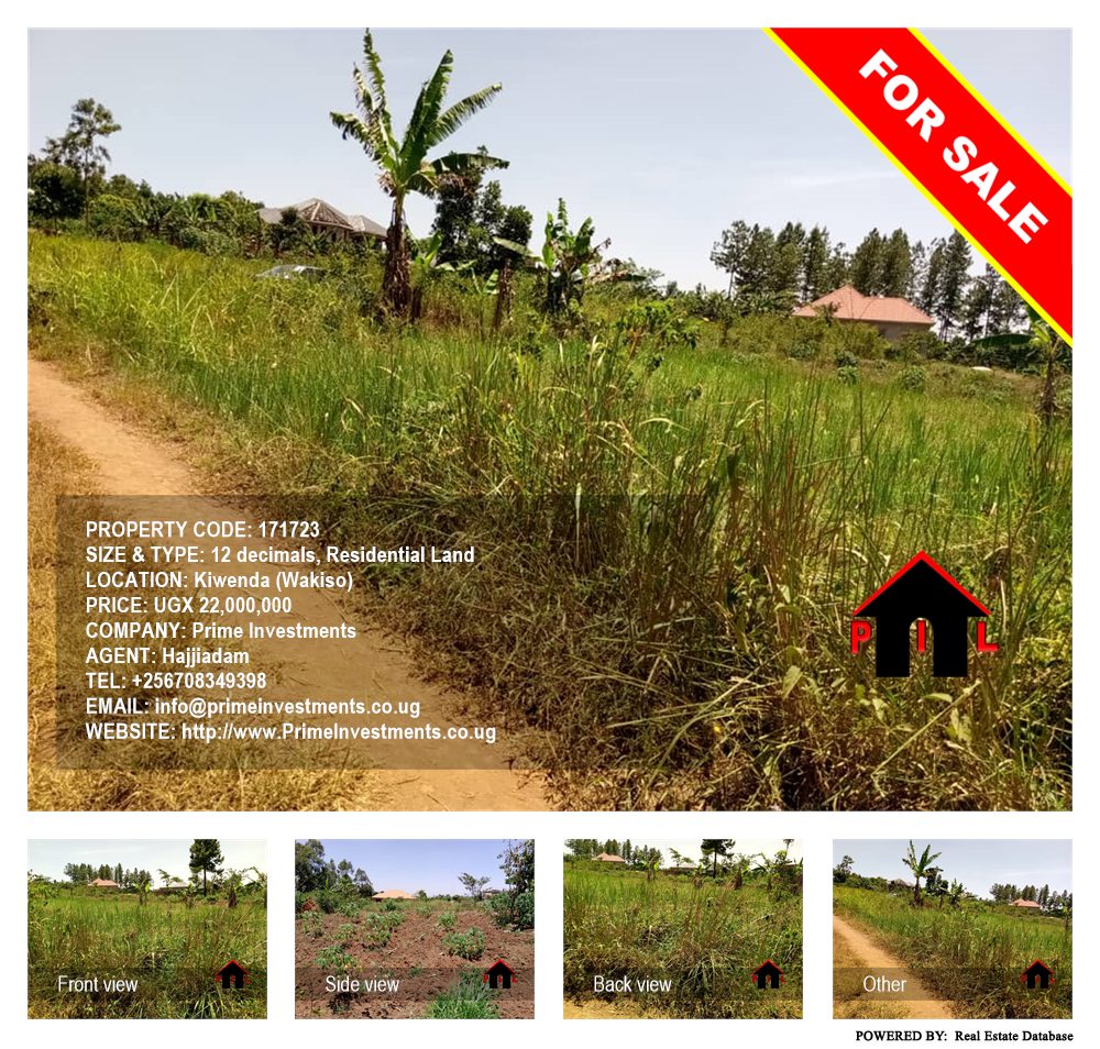 Residential Land  for sale in Kiwenda Wakiso Uganda, code: 171723