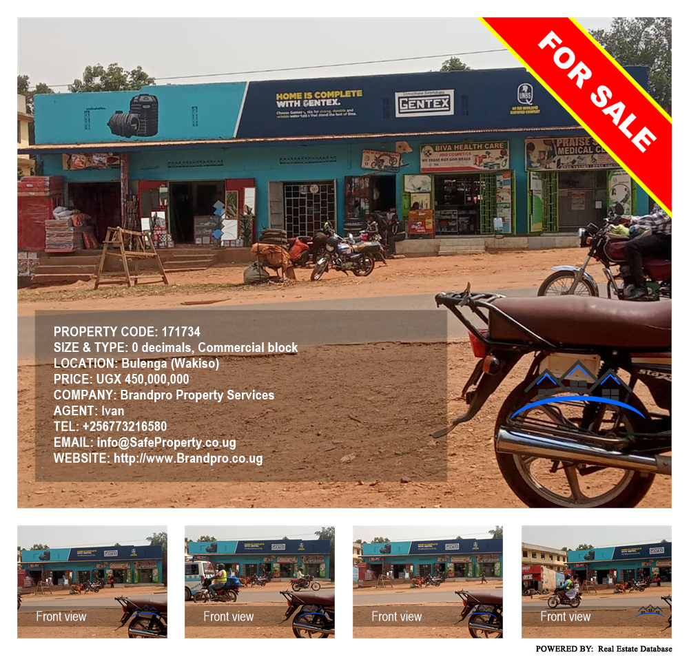 Commercial block  for sale in Bulenga Wakiso Uganda, code: 171734