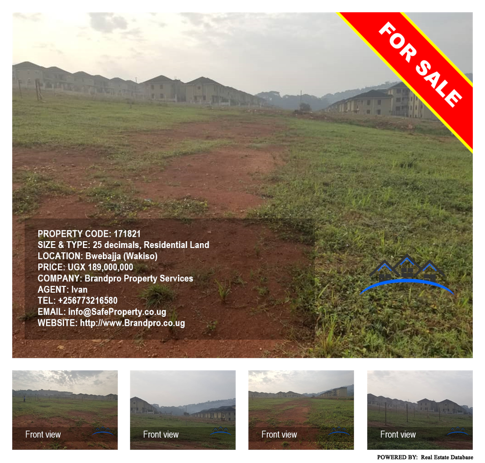 Residential Land  for sale in Bwebajja Wakiso Uganda, code: 171821