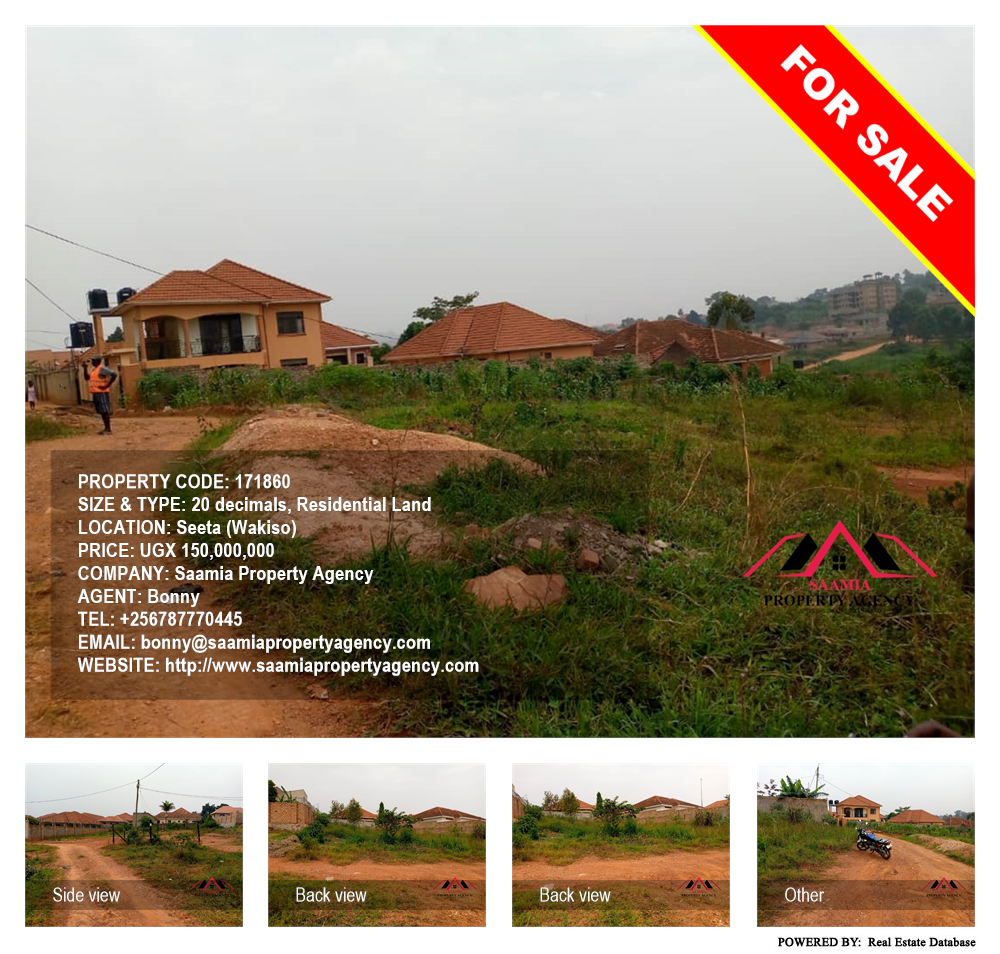 Residential Land  for sale in Seeta Wakiso Uganda, code: 171860