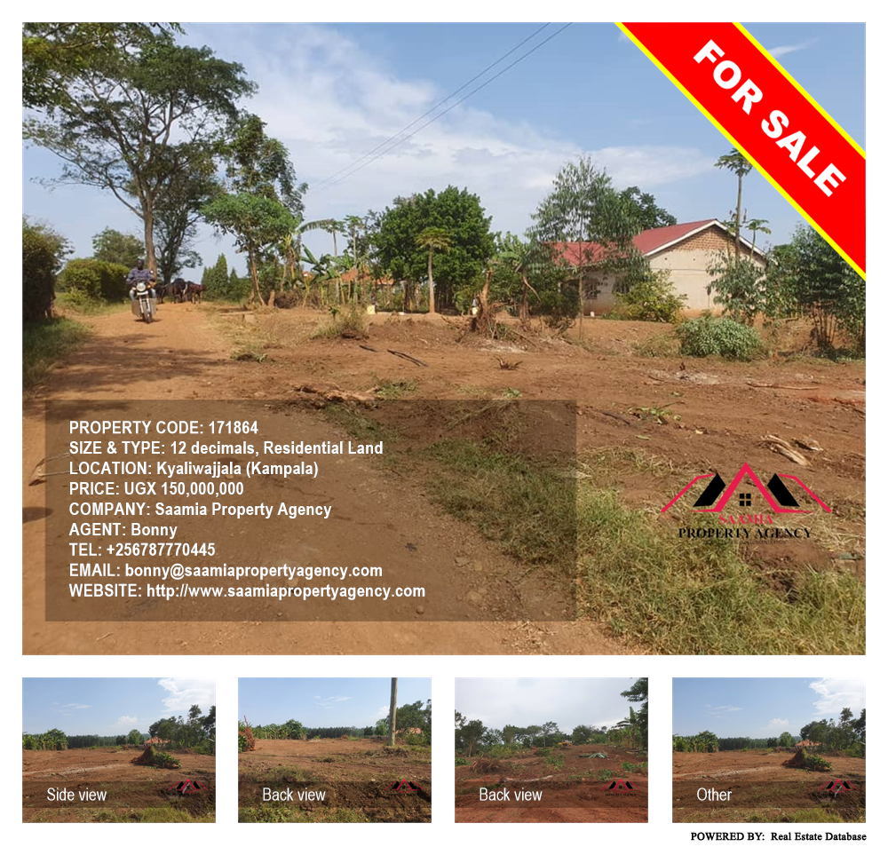 Residential Land  for sale in Kyaliwajjala Kampala Uganda, code: 171864