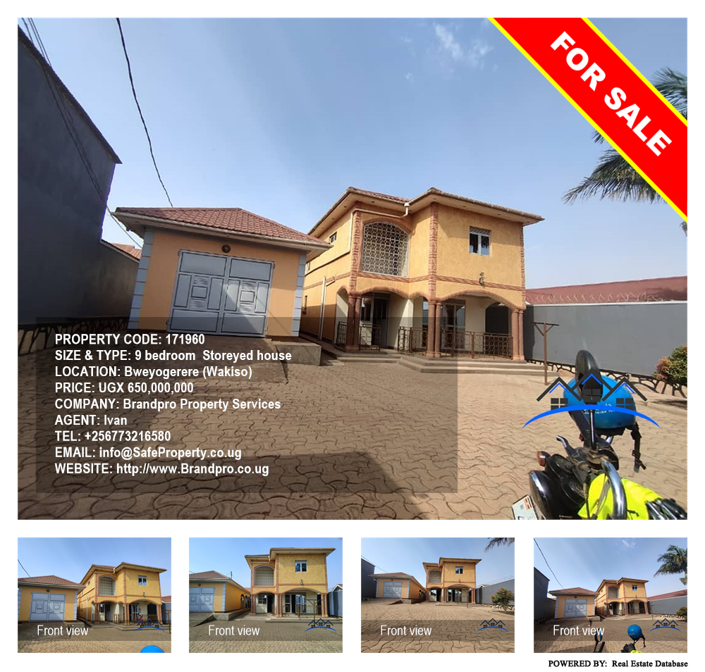 9 bedroom Storeyed house  for sale in Bweyogerere Wakiso Uganda, code: 171960