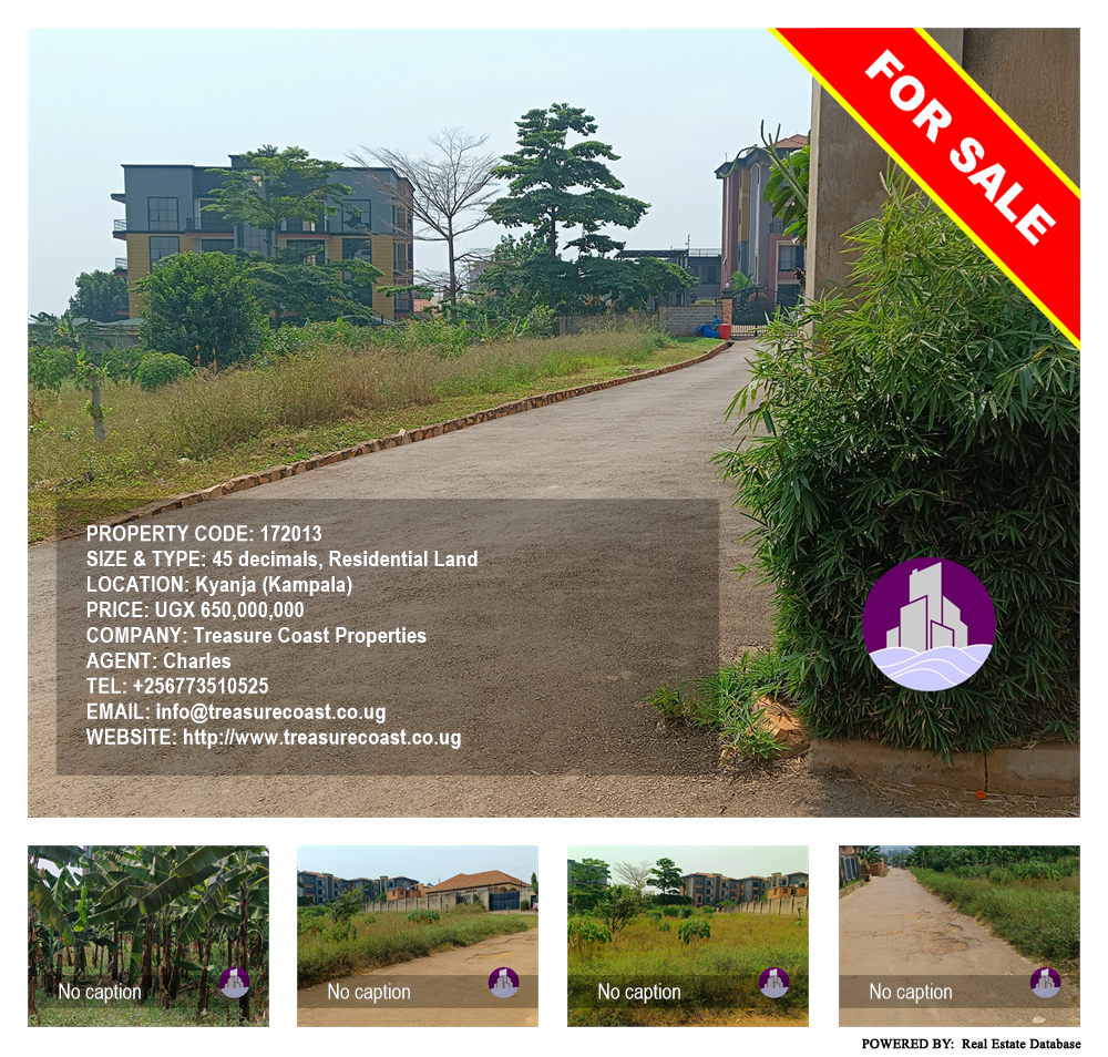 Residential Land  for sale in Kyanja Kampala Uganda, code: 172013