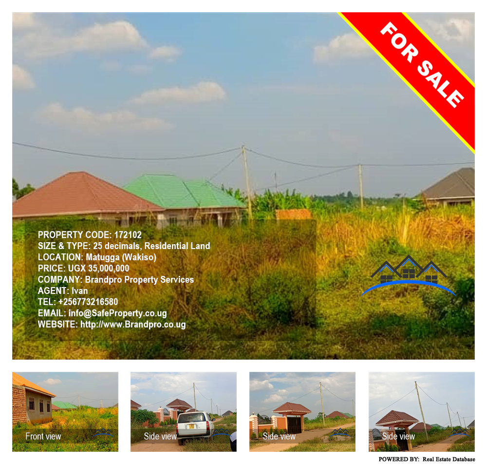 Residential Land  for sale in Matugga Wakiso Uganda, code: 172102