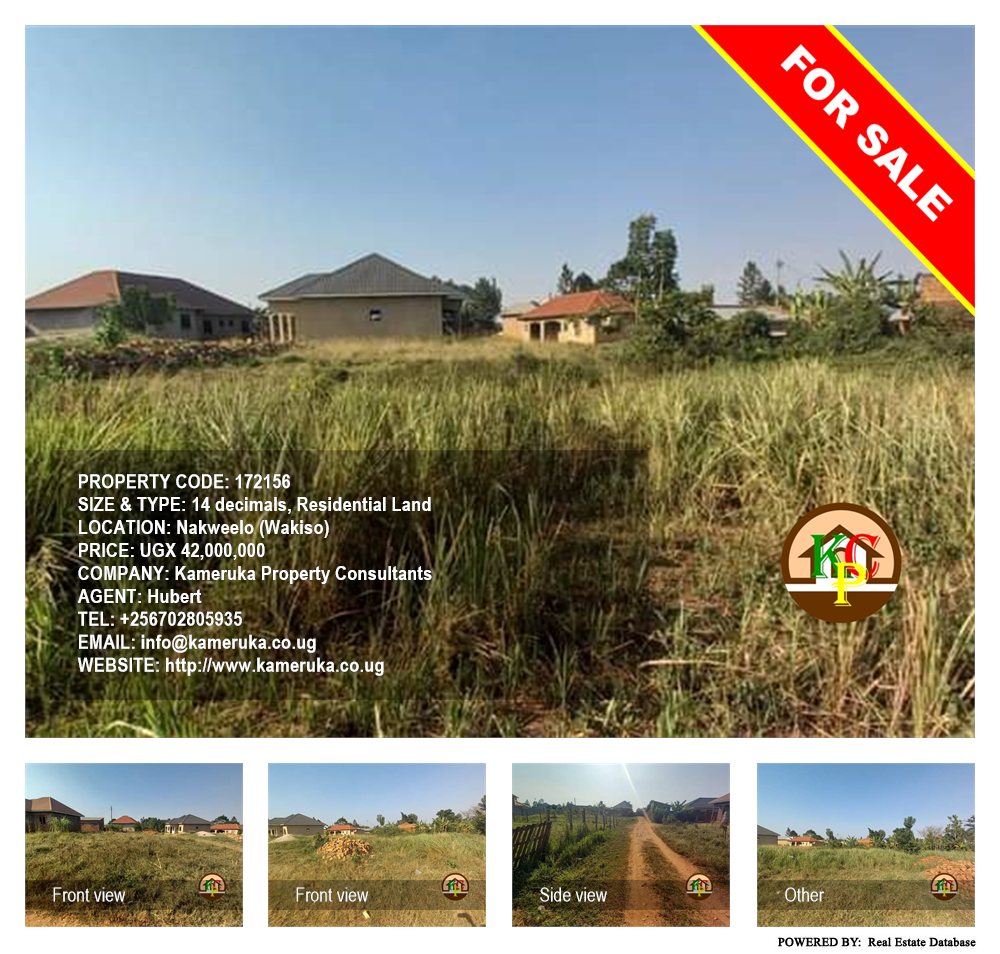 Residential Land  for sale in Nakweelo Wakiso Uganda, code: 172156