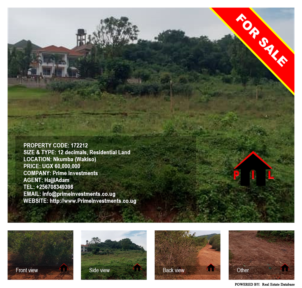 Residential Land  for sale in Nkumba Wakiso Uganda, code: 172212