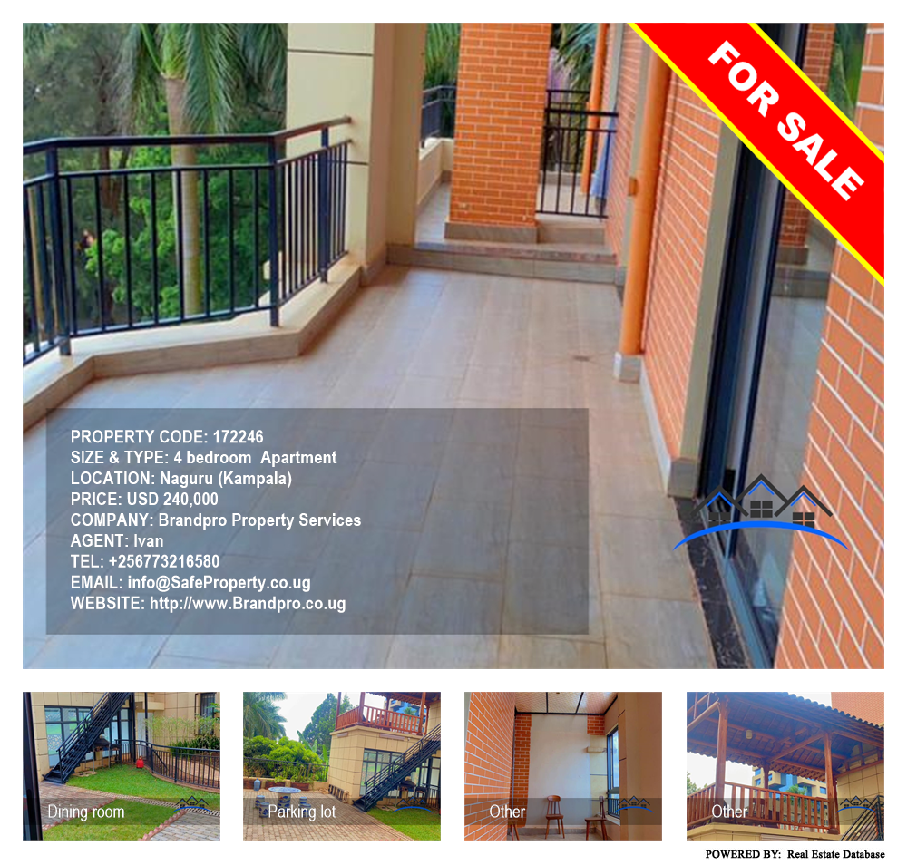 4 bedroom Apartment  for sale in Naguru Kampala Uganda, code: 172246