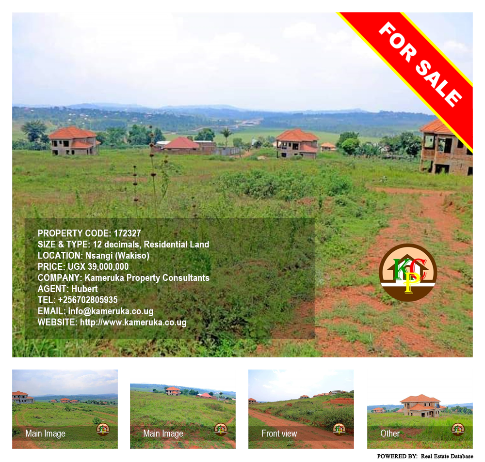 Residential Land  for sale in Nsangi Wakiso Uganda, code: 172327