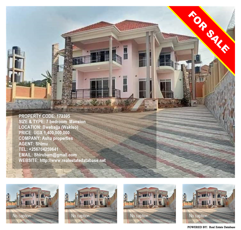 7 bedroom Mansion  for sale in Bwebajja Wakiso Uganda, code: 172395