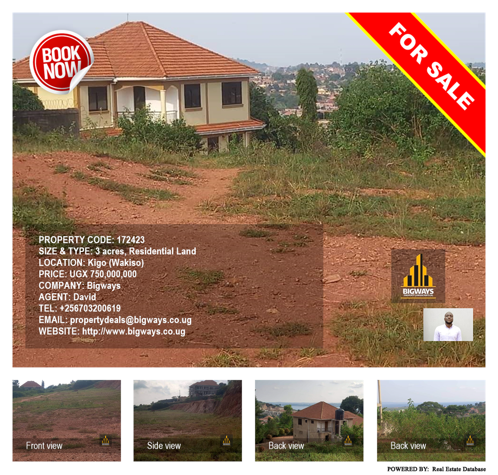 Residential Land  for sale in Kigo Wakiso Uganda, code: 172423