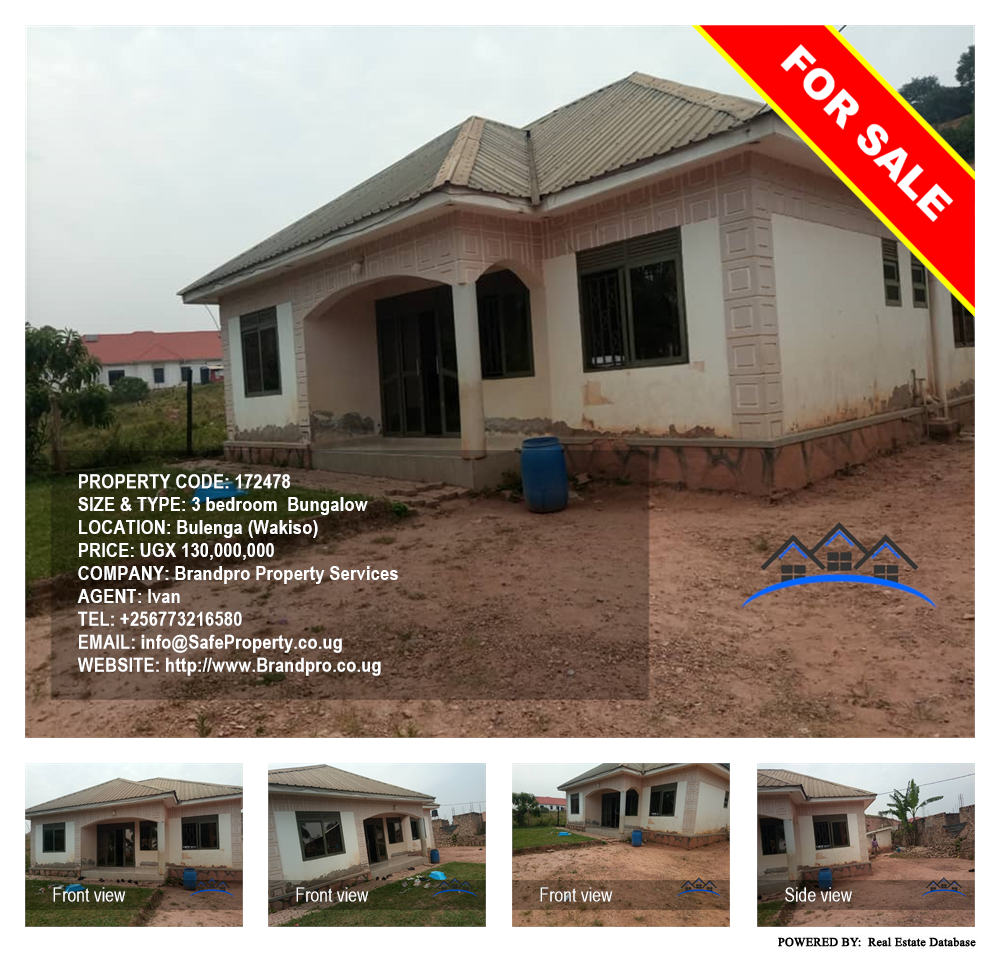 3 bedroom Bungalow  for sale in Bulenga Wakiso Uganda, code: 172478