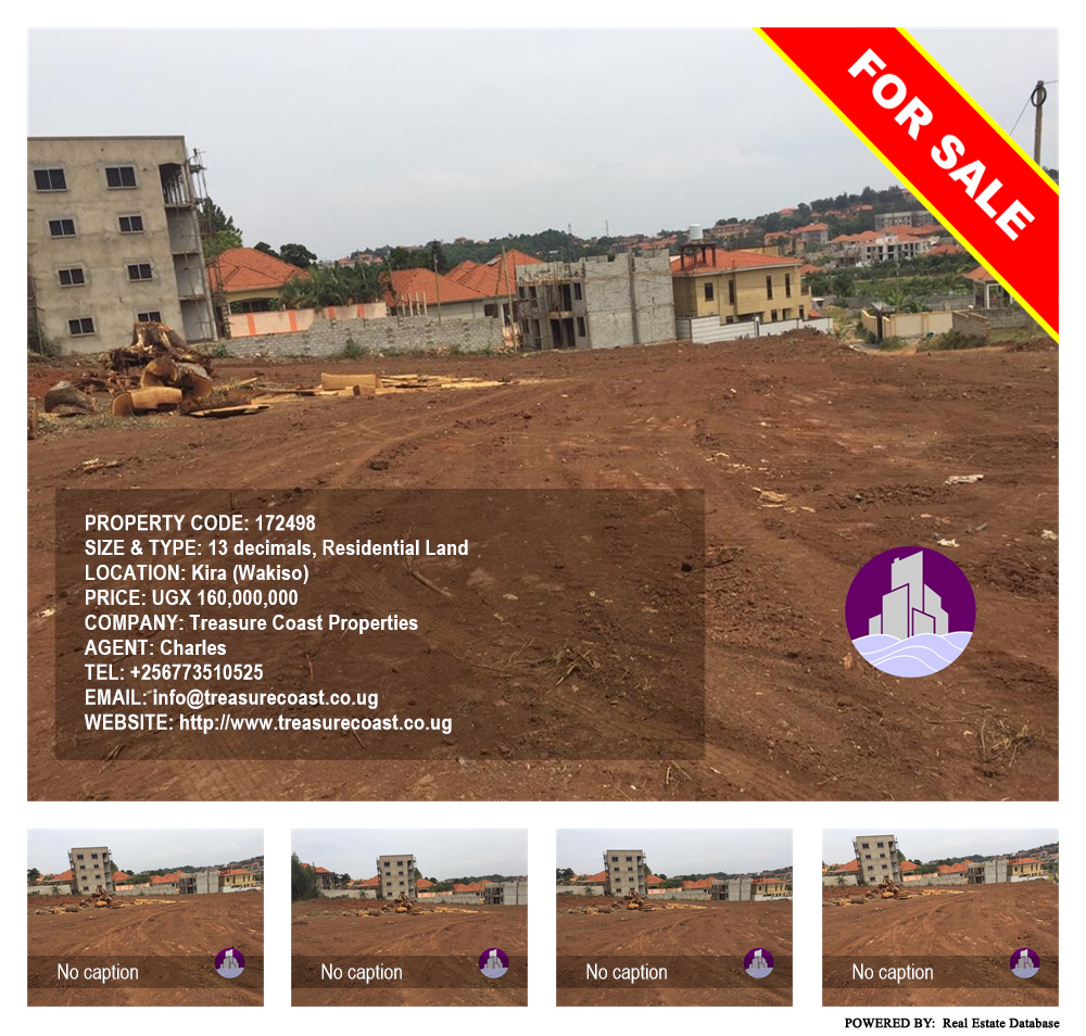 Residential Land  for sale in Kira Wakiso Uganda, code: 172498
