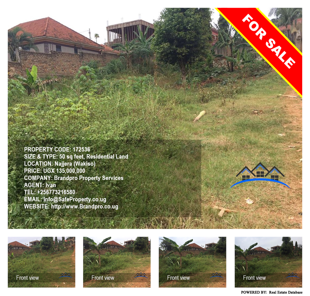 Residential Land  for sale in Najjera Wakiso Uganda, code: 172536