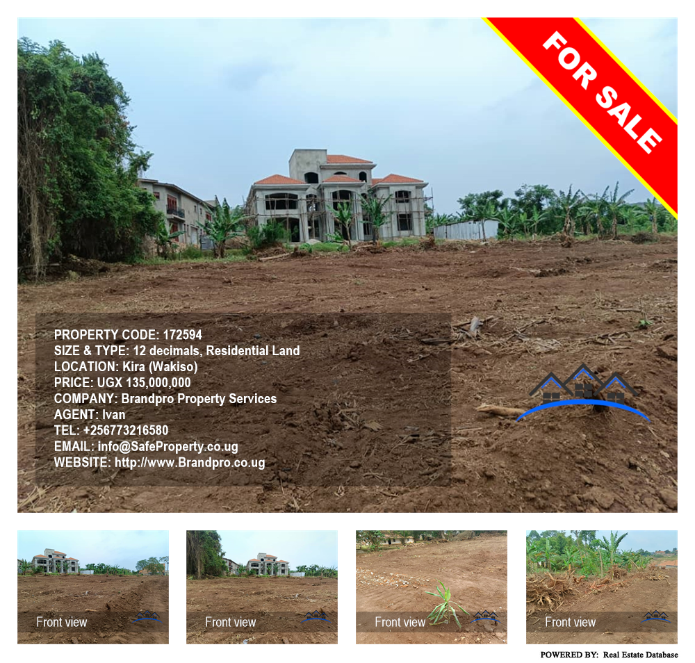 Residential Land  for sale in Kira Wakiso Uganda, code: 172594