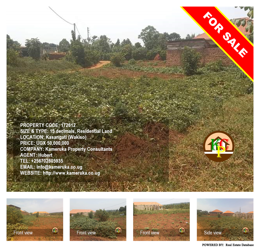 Residential Land  for sale in Kasangati Wakiso Uganda, code: 172612