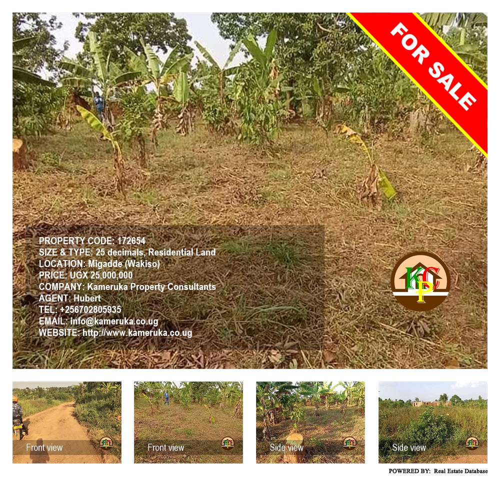 Residential Land  for sale in Migadde Wakiso Uganda, code: 172654